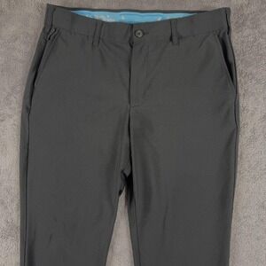 Birdie Bound Pants Mens 34x31 Black Stretch Chino Golf Performance Casual